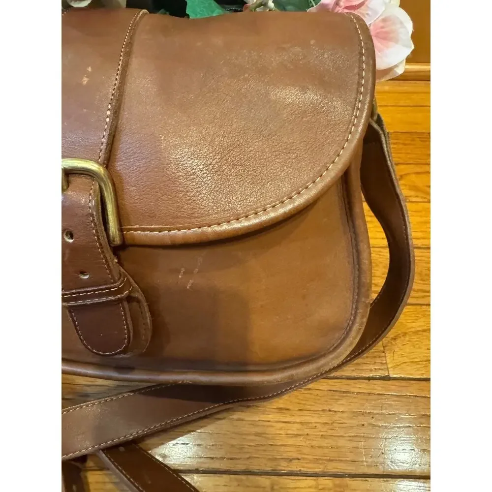 Vintage Coach 3118 tan y2k Leather Crossbody Shoulder Bag Purse (150